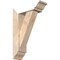Ekena Millwork Traditional Traditional Smooth Bracket w/ Offset Brace, Douglas Fir, 5 1/2"W x 16"D x 24"H BKT0604X16X24TRA01SDF - alternate 1